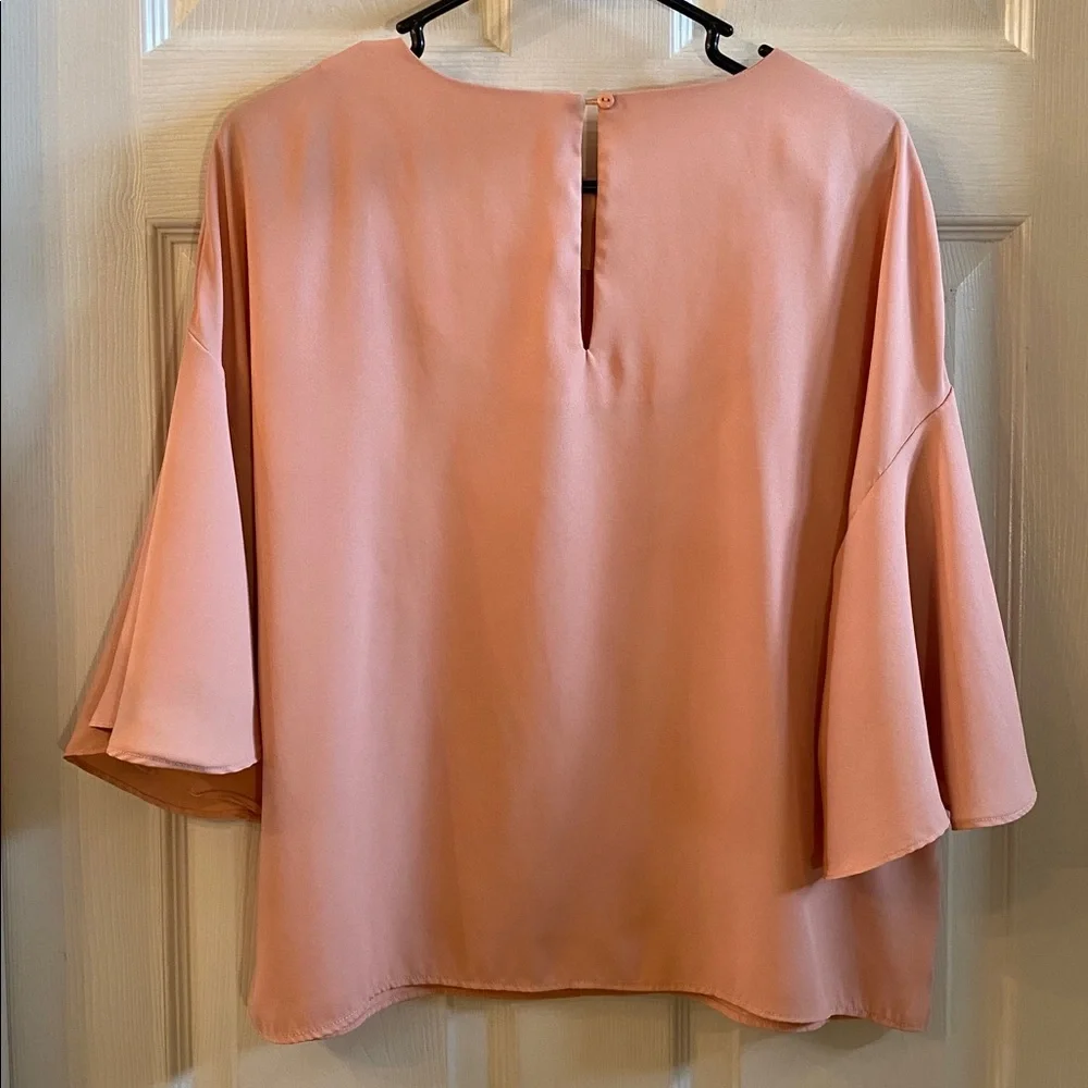 Catherine Malandrino Soft Coral Blouse - Picture 8 of 9